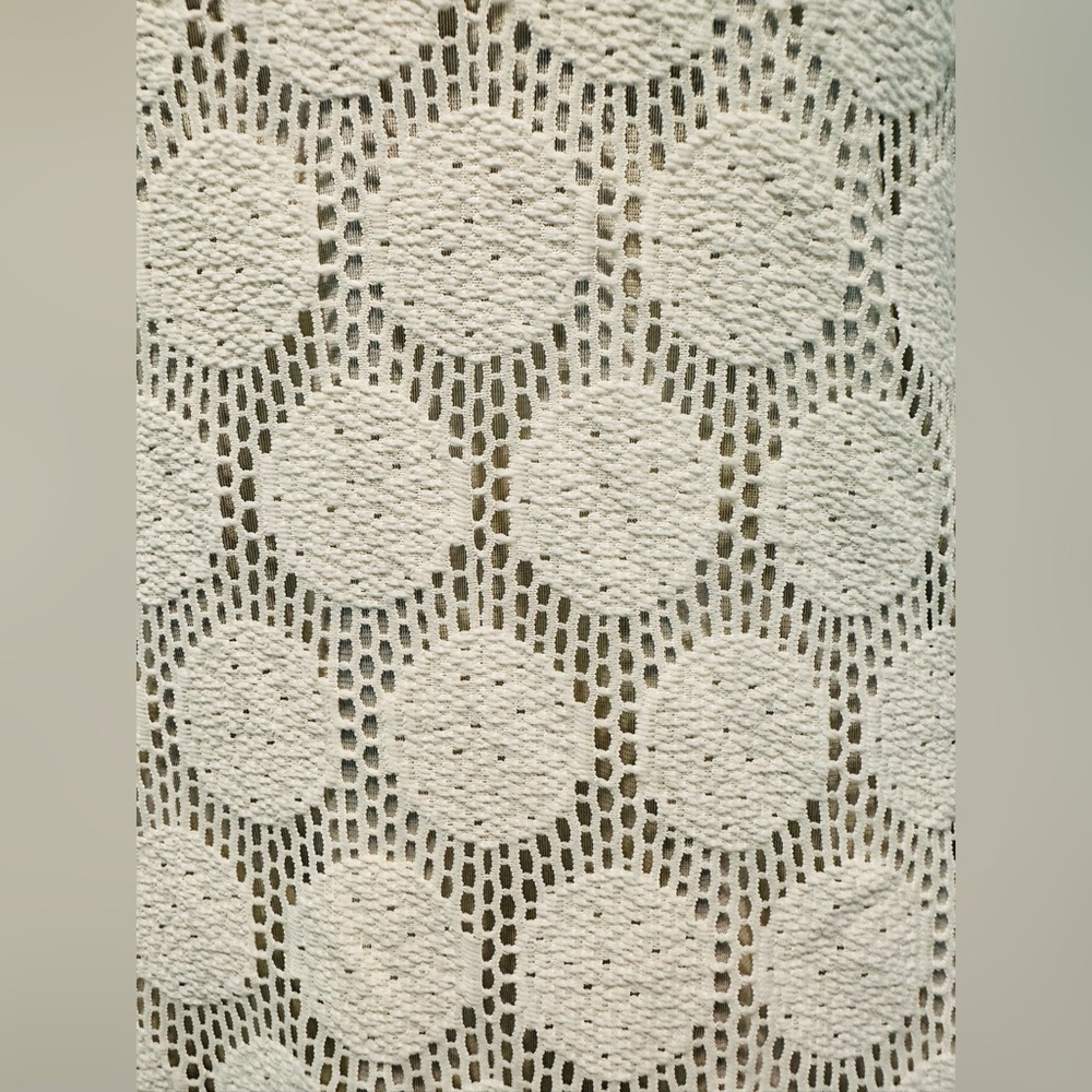 Vintage crochet/60’s inspired white polka dot dress - Picture 5 of 13